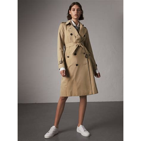 burberry kensington trench extra long|burberry trench coats length.